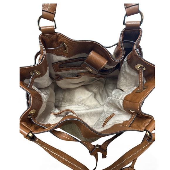 Michael Kors Brown and Tan Shoulder Bag - Picture 4 of 6